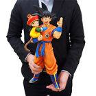 Anime Dragon Ball Figure Son Goku And Young Gohan Pvc Statue Model Toy 30cm
