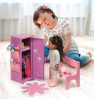 Badger Basket School-style Single Doll Locker Set With Bench  Rug  And Access   