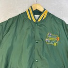 Vintage Gem Sportswear Emerald Society Jacket Mens Green Bomber