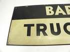 Vintage Bardahl Truck Stop Gas Oil Station Metal Sign Reflective Rare 30 x9 