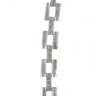 6 25  Period Art Deco Sterling Link Bracelet