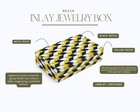 Arncraft Decorative Storage Box  Handmade Chevron Pattern  Boho Style  Multip   