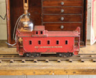 Original Vtg Antique Buddy L Steel Toy Train Caboose Car Outdoor Railroad 1920s