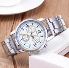 Fashion Men Quartz Watch Luxury Analog Mens Wristwatch Stainless Steel  Business