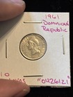 1961 Dominican Republic 10 Centavos Silver Circulated    0426121   