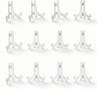 3inch Clear Plastic Easels Or Stand plate Holders To Display Pictures Or Othe   