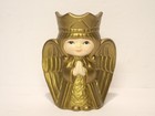 Vintage  1970 s  Christmas Angel  Candle Holder  Made In Korea