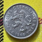 Czechoslovakia 2 Koruny 1948 Km23 Au Janosik Bust