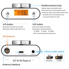 Mini 64-108mhz Fm Radio Tuner Manual auto Search For Home car W display Screen 