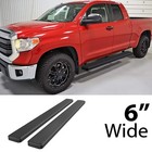 Running Board Step Bars 6 Stainless Steel For Toyota Tundra 2007-2021 Double Cab