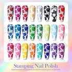 Nail Art Stamping Polish Fingernail Stamp Polish Set Manicure Print