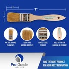 24 Pk- 1 Inch Chip Paint Brushes For Paint  Stains varnishes glues gesso