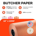 Peach Butcher Paper 18  X 12000   1000 Feet  - Natural Butcher Paper Roll For Me