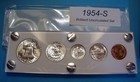 1954-s Mint Silver Set U s  Coins Lustrous Choice To Gem Brilliant Uncirculated