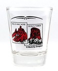 Wyoming State Scenery Red New Shot Glass Shotglass