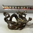 New    Bronze Dragon Figurine Zodiac Home Office D  cor Craft