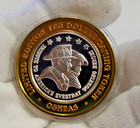 O sheas  Las Vegas   Nv  Casino  10 Gaming Token  999  Silver Strike 