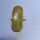 Vtg Golden Yellow Pearl Lucite Toggle Switch Light Lamp Possibly Flavio Poli