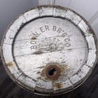 C1910 Bowler Bros Brewery Wooden Beer Keg Barrel Worcester Mass Pre-prohibition
