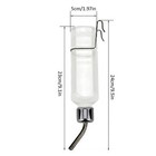 350ml Rabbit Water Feeder Chinchilla Cage Water Dispenser All Weather Container