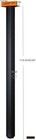 40  Metal Bar Table Legs diy Counter high Workbench black 4 Pack 