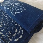 Fabric Indigo Dyed Cotton Patchwork Textile    751 Handmade Vintage Rare
