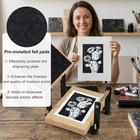 A4 Linocut Printing Hand Lever Press Machine  Linocut Press Machine With Rubber