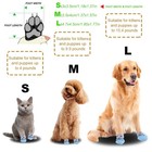 4 Pairs Anti-slip Dog Socks And Cat Socks With Rubber Reinforcement And 8 Sma   