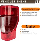 20-22 Ford F250 F350 Super Duty Blindspot Ready Right Passenger Side Tail Light