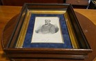 Antique Framed Confederate General Robert E Lee Steel Engraving Portrait -rogers