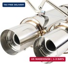 Dna Motoring Cbe-ns13-d Cat Back Exhaust System  compatible With 89-94 Nissan 24