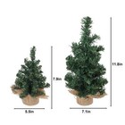 12   Christmas Tree Xmas Artificial Traditional Pine Mini Small With Stand Table
