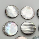 Vintage Natural Gray Mother Of Pearl Buttons Lot Of 8 Large 1 5 