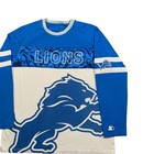 Vintage 90s Detroit Lions Nfl Starter Long Sleeve Shirt Size Xl