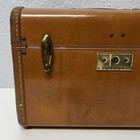 Vintage Samsonite Shwayder Bros Luggage Train Case Brown Style 4612 No Key