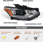 Xenon Headlights Assembley Compatible With Chevy Traverse 2018 2019 2020 2021 Hi