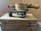 Vintage Surveying Transit Level Instrument In Wooden Box