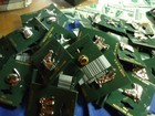 Huge Lot Of Over 100 Jewelry Silver Tone Vintage Cowboy Western Lapel Pins