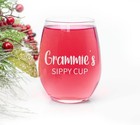 Grammie s Sippy Cup Stemless Wine Glass - Mother s Day  Grammie Wine  - First