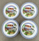 Vtg Noah s Ark Melamine Ware Child s Dish Set Winterthur Taiwan 4 Plates 4 Bowls