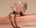 Native American Flute   Bag -walnut Buffalo