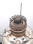 Antique Vintage 1904 Perfection Chrome Nickel Plated Kerosene Lamp  no Dents  