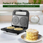 Pizzelle Maker Machine mini Non-stick Electric Pizzelle Cookie Baker For Holiday