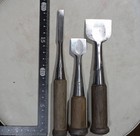 Japanese Sukenao Oire Nomi Chisel Set Of 3 Woodworking Hand Tool Used