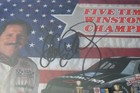 Dale Earnhardt Sr  Nascar Racing Hofer Autographed 8x10 Photo Psa Slabbed