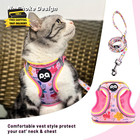Cat Harness And Leash Set For Walking Escape Proof  Safe Adjustable Kitten Vest 