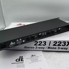 New Dbx 223xl Stereo 2-way mono 3-way Crossover Rack Mountable Us
