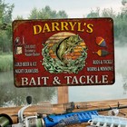 Custom Fishing Bait Tackle Sign Man Cave Lodge Lake House Decor 108122002068