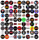 70 s 80 s Music 1  Pinback Buttons Classic Hard Rock Band Guitar Retro  81 Pins