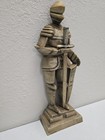 Knight In Shining Armor Statue Medieval Decor Home Accent Metal Figurine 16 5 